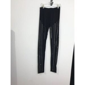 Vocal black Leggings with rhinestones size S….0583